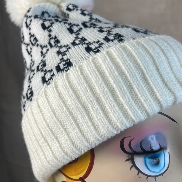 NWT Winter Knitted Cap Fleece interior 10” x 8” Hat - Picture 5 of 7